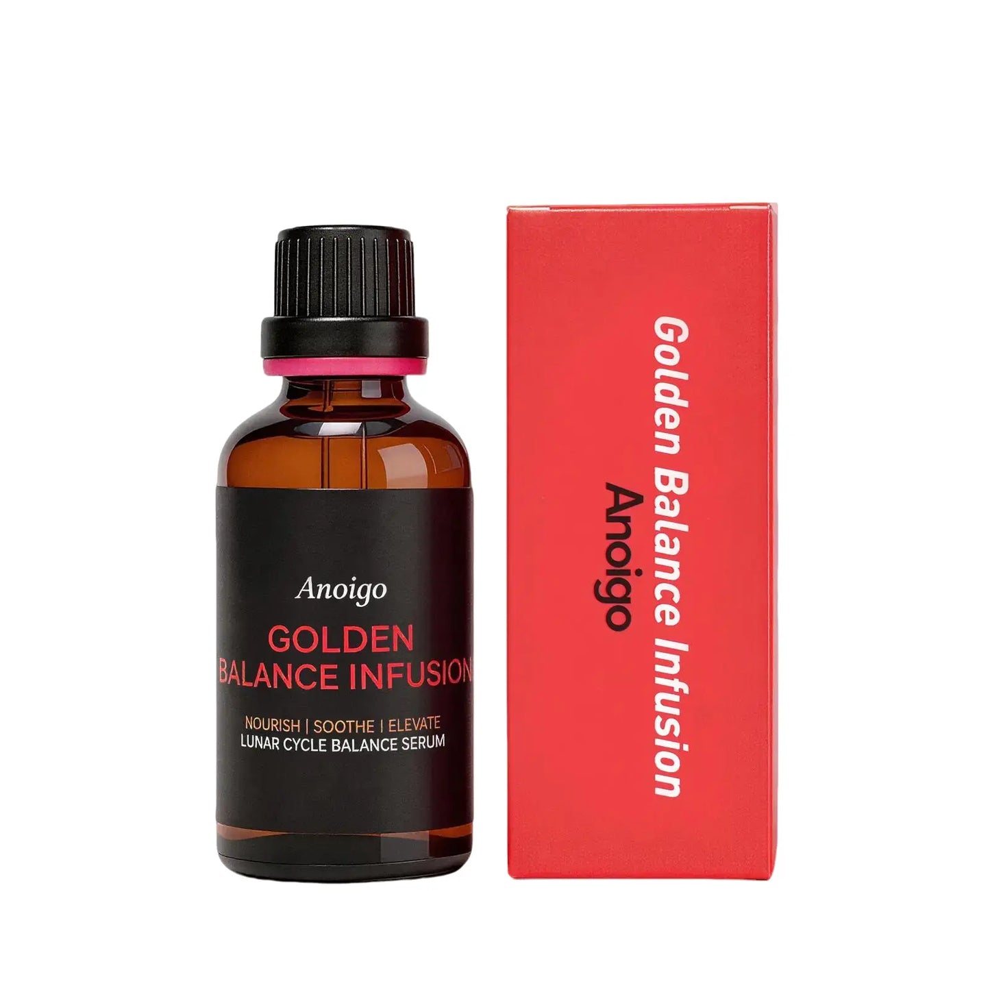 Anoigo Period Cramp & Bloating Relief Essential Oil Set – Cinnamon + Ginger Oils for Cycle Support & Comfort, 2X50Ml