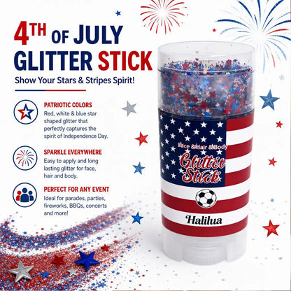 Sparkle this 4th of July with our Red, White & Blue Glitter Stick!