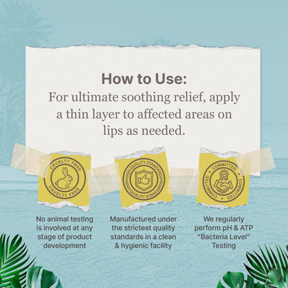 Nourishing Eczema Lip Balm with Ancient Mongongo Oil! Gentle, Hydrating Care for Dry, Cracked Lips—Perfect for Sensitive Skin. Moisture Skincare