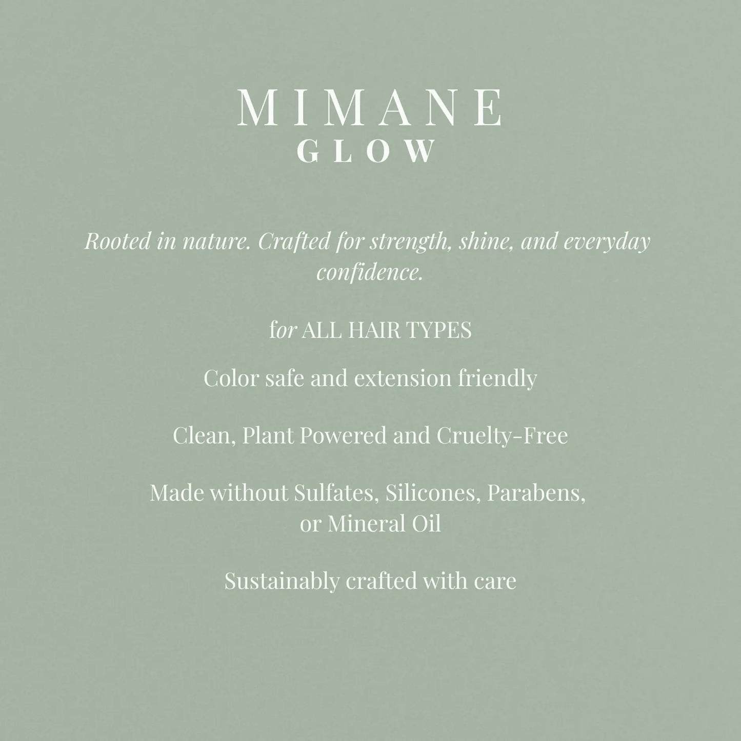 Mimane Glow – Rosemary & Jojoba Hair Growth Oil for Thicker, Stronger Hair, Lightweight Daily Formula, 60ml