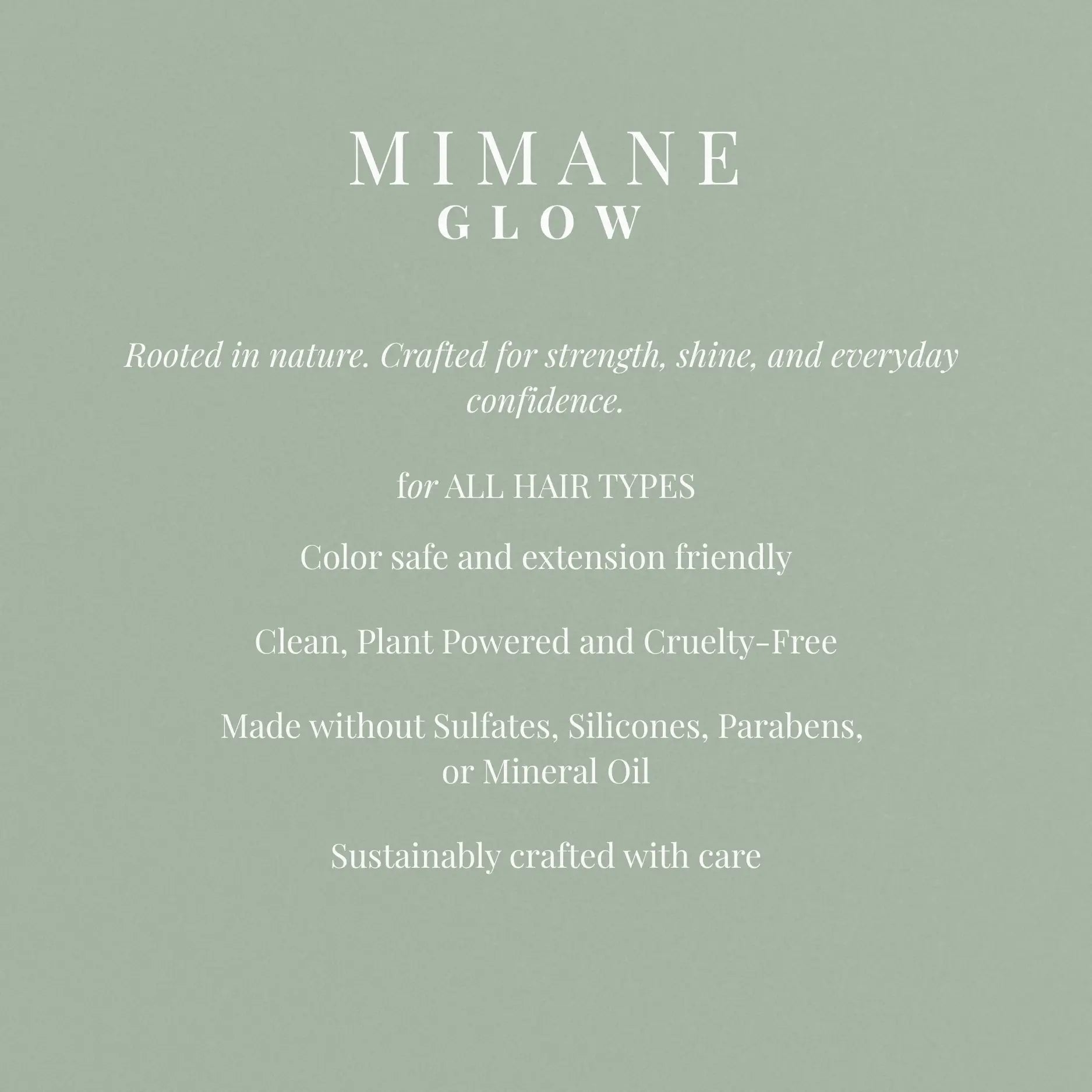 Mimane Glow – Rosemary & Jojoba Hair Growth Oil for Thicker, Stronger Hair, Lightweight Daily Formula, 60ml