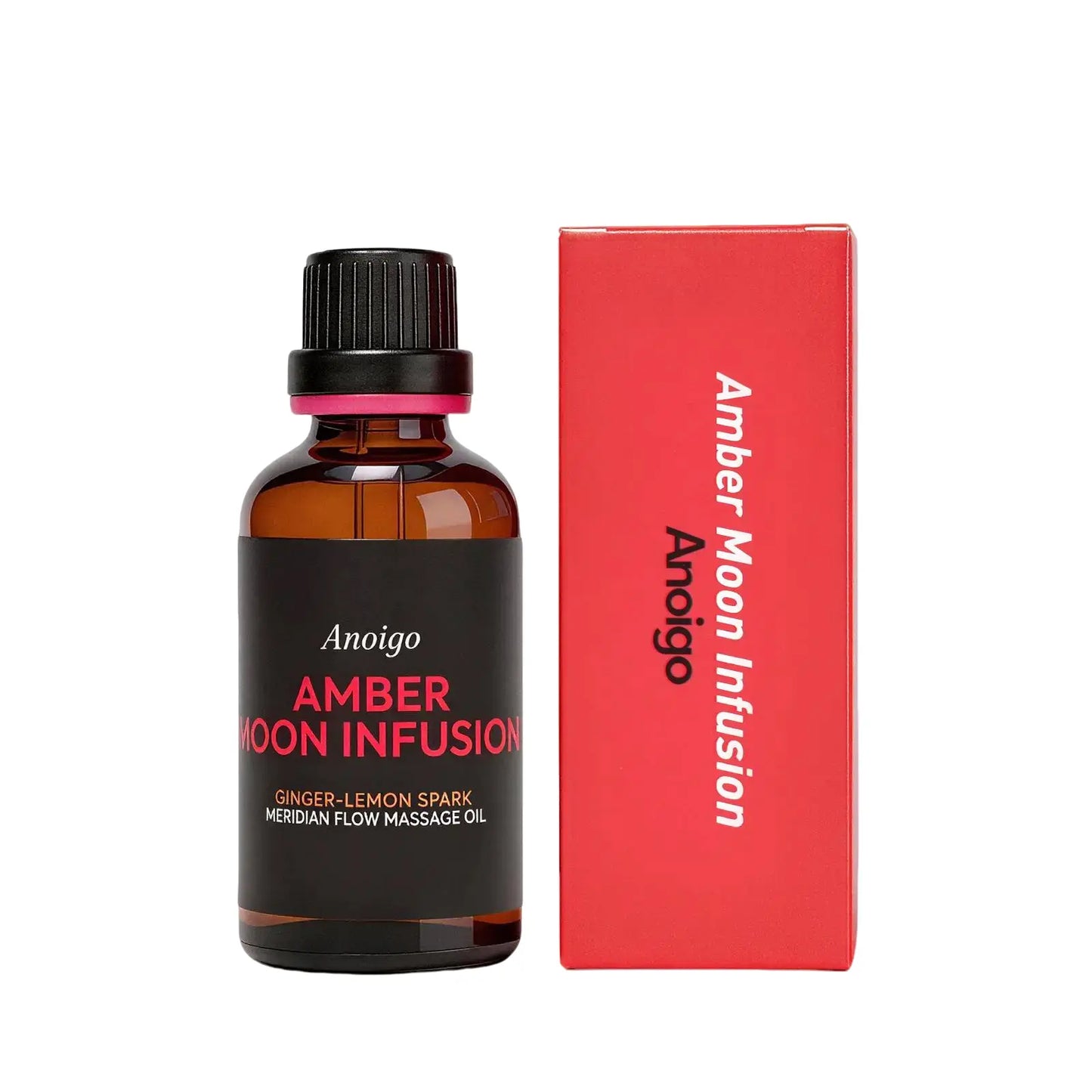 Anoigo Period Cramp & Bloating Relief Essential Oil Set – Cinnamon + Ginger Oils for Cycle Support & Comfort, 2X50Ml