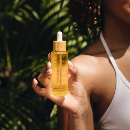 Mimane Glow – Rosemary & Jojoba Hair Growth Oil for Thicker, Stronger Hair, Lightweight Daily Formula, 60ml