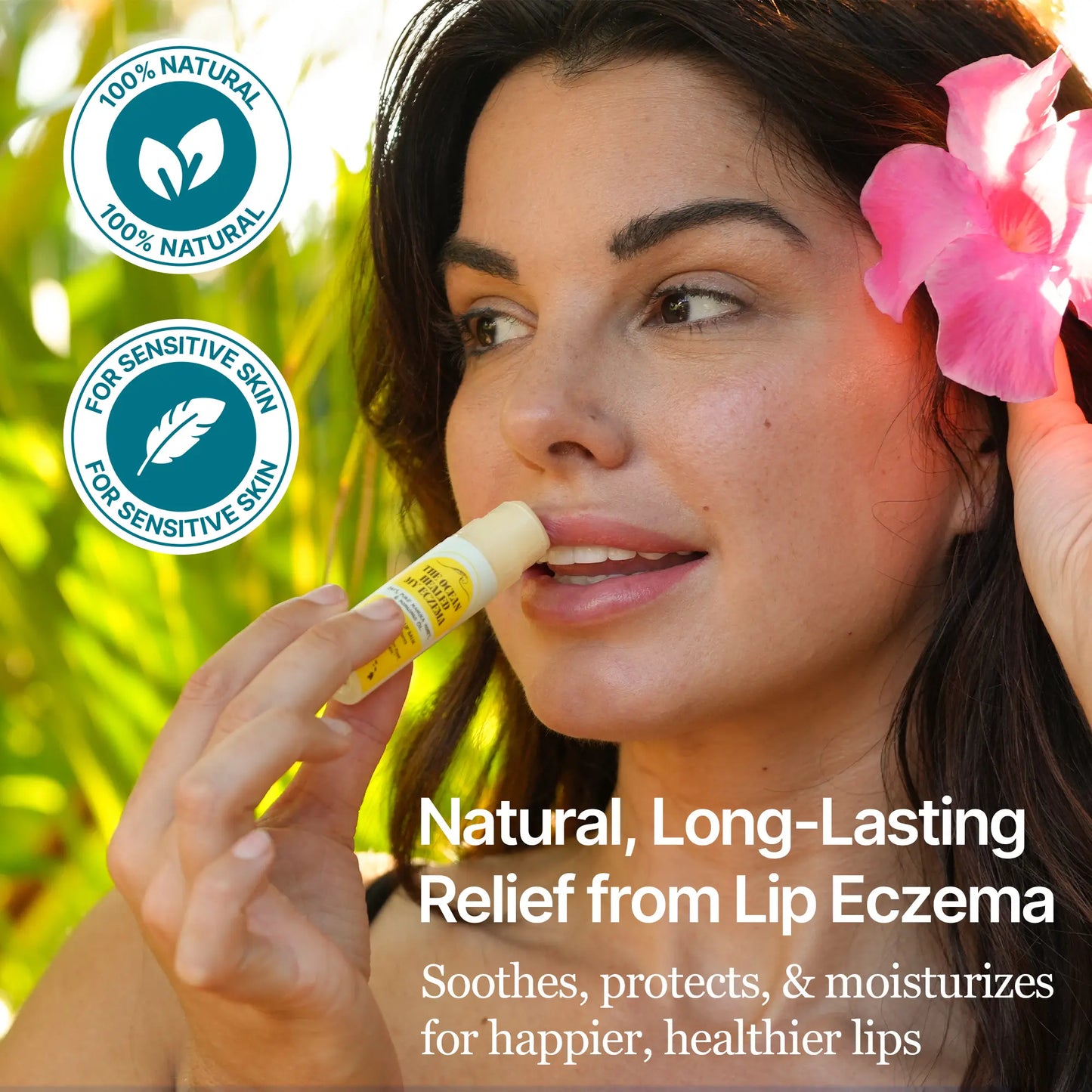 Nourishing Eczema Lip Balm with Ancient Mongongo Oil! Gentle, Hydrating Care for Dry, Cracked Lips—Perfect for Sensitive Skin. Moisture Skincare