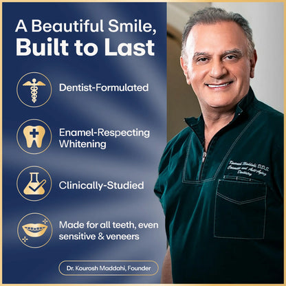 Lumineux Teeth Whitening Strips | 9 TREATMENTS | 18 STRIPS | Peroxide Free, Enamel Safe, Teeth Whitening for Sensitive Teeth | Sea Salt & Coconut Oil for Strong Healthy Teeth & Oral Care